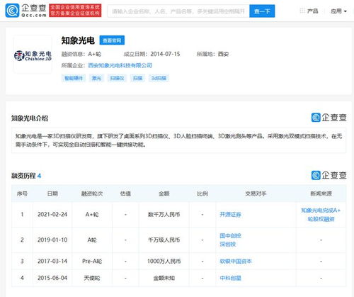 知象光電獲數千萬元A輪投資，開源證券加碼計算機軟硬件賽道